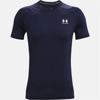 Urban Armor Gear HeatGear Armour Fitted Short Sleeve - Midnight Navy
