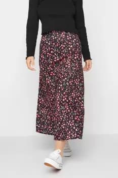 Petite Printed Maxi Skirt