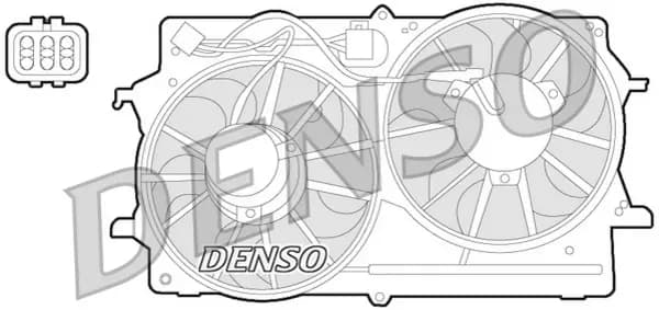 Denso DER10007 Engine Cooling Fan