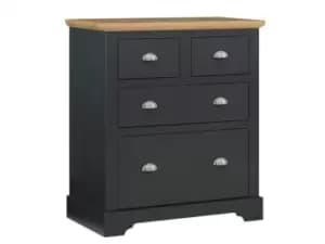 Seconique Toledo Grey and Oak 22 Drawer Chest of Drawers