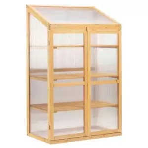 Garden Grow 3 Shelf Wooden Cold Frame