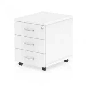 Trexus 3 Drawer Mobile Pedestal 430x500x510mm White Ref I000185