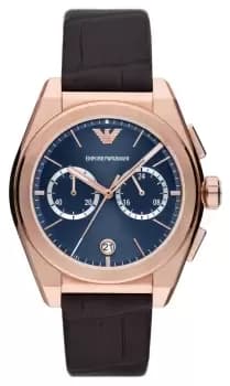 Emporio Armani AR11563 Mens (43mm) Blue Chronograph Dial / Watch