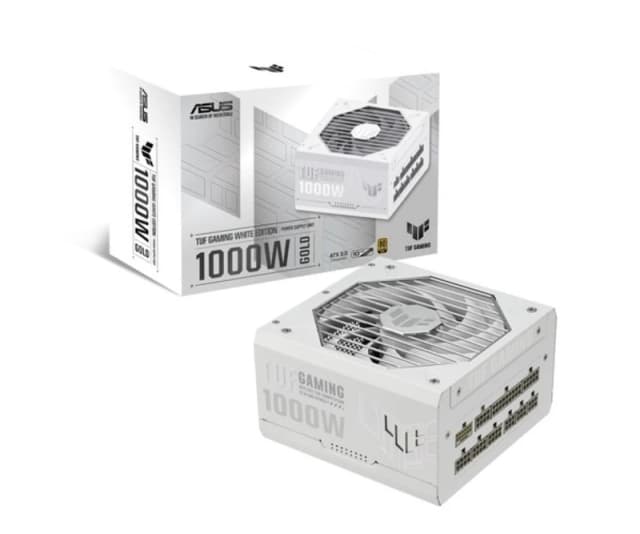 Asus ASUS TUF Gaming 1000W Gold White Edition power supply unit 20+4 pin ATX ATX 90YE00S5-B0NA00
