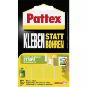 Pattex PXMS1 PXMS1 Double sided adhesive tape (L x W) 40 mm x 20 mm 10 pc(s)
