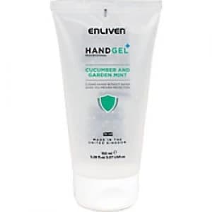 Enliven Hand Sanitiser Gel Professional Cucumber and Garden Mint 150ml