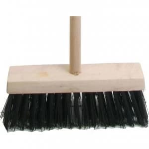Faithfull Blue PVC Flat Broom 13" + Handle 13"