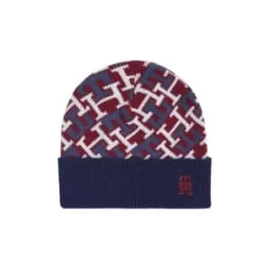 Tommy Hilfiger Th Monogram Beanie - Red