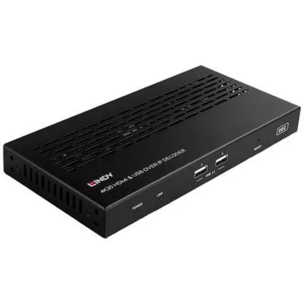 Lindy 4K30 HDMI & USB over IP System - Decoder