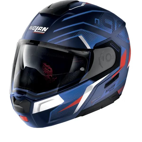 Nolan N90-3 Comeback 46 Flat Cayman Blue ECE 22.06 Modular Helmet Size S