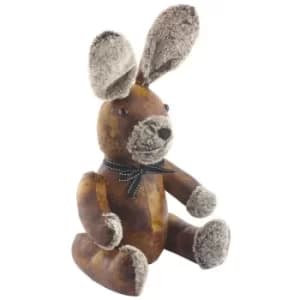 Faux Leather Rabbit Doorstop