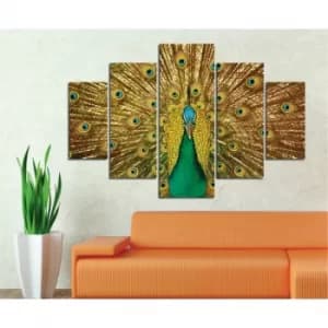 ST084 Multicolor Decorative MDF Painting (5 Pieces)
