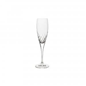 Denby Rio Leadless Crystal Champagne Flute Set of 2