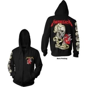 Metallica - Heart Explosive Unisex X-Large Hoodie - Black