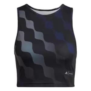 adidas x Marimekko Train Icons Print Tank Top Wome - Black