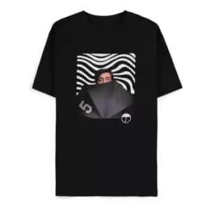 Universal Umbrella Academy Never Catch Number Five Unisex Large T-Shirt - Black