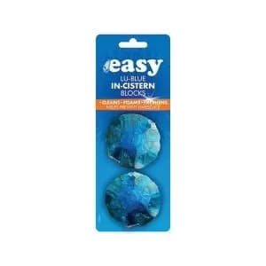 Easy Lu-Blue In-Cistern Toilet Freshener Blocks Twin Pack 2008060
