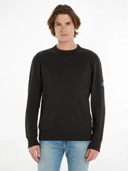 Calvin Klein Jeans Badge Crew Sweat - Black