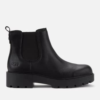 UGG Womens Markstrum Waterproof Leather Chelsea Boots - Black - UK 4