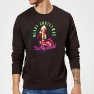 National Lampoon Merry Christmas Clark Griswold Christmas Sweatshirt - Black