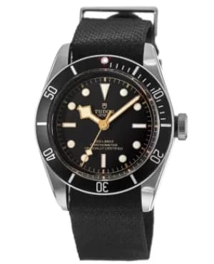 Tudor Black Bay 41 Automatic Black Bezel Fabric Strap Mens Watch M79230N-0005 M79230N-0005