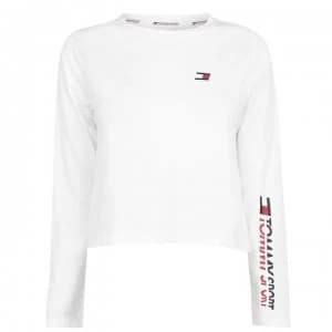 Tommy Sport Long Sleeve T-Shirt - White YCD