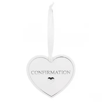 Paperwrap Hanging Heart Plaque - Confirmation