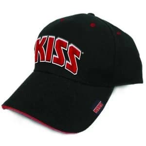 KISS - Red on White Logo (German Market) Baseball Cap