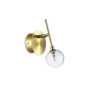 Maracas 1 Light Wall Light Antique Brass