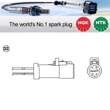 1x NGK NTK Oxygen O2 Lambda Sensor OZA488-AM1 OZA488AM1 (0042)