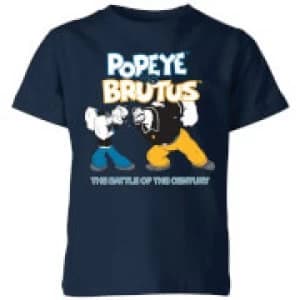 Popeye Popeye Vs Brutus Kids T-Shirt - Navy - 11-12 Years