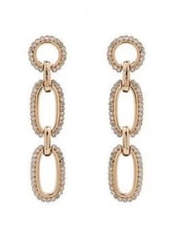 Mood Gold Plated Three Drop Earrings