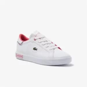 Lacoste Lacoste Powercourt Trainers Infant Girls - White