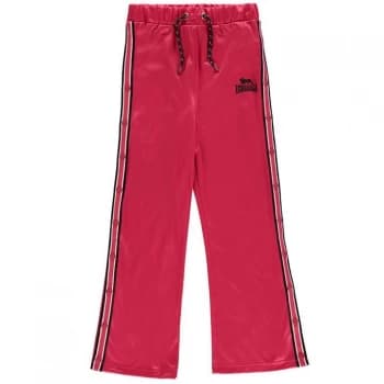 Lonsdale Track Pop Pants Junior Girls - Pink