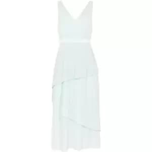 Ted Baker Pleat Midi Dress Womens - Blue