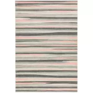 Asiatic Carpets Colt Machine Woven Rug Stripe Pink - 120 x 170cm