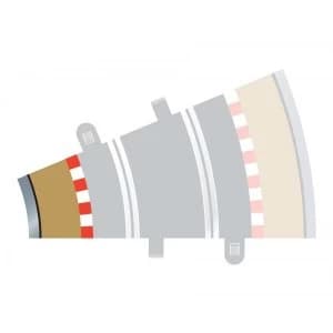 Radius 2 Curve Inner Borders 22.5° (Set Of 4) Scalextric Accessory Pack