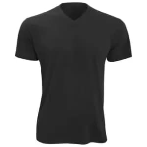 SOLS Mens Victory V Neck Short Sleeve T-Shirt (L) (Deep Black)
