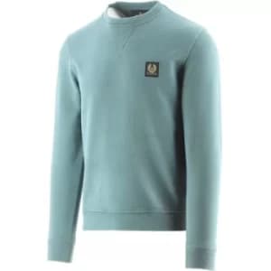 Belstaff Faded Teal Regular Fit Sweatshirt