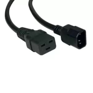 Tripp Lite P047-006 Power Cord C19 to C14 - Heavy-Duty 15A 250V 14 AWG 6 ft. (1.83 m) Black