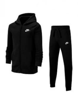 Boys, Nike Kids NSW Core Tracksuit Jogger Set - Black, Size L, 12-13 Years
