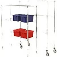 Slingsby Wire Shelving Kit 457 x 1219 x 1590mm Bright Chrome