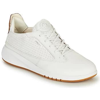 Geox D AERANTIS womens Shoes Trainers in White,4