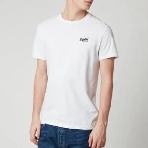 Superdry Mens Orange Label Vintage Embroidered T-Shirt - Optic - L