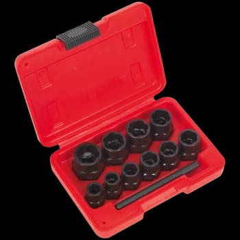 Sealey 10 Piece 3/8" Drive Bolt Extractor Set 3/8"