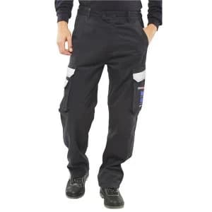 Click Arc Flash Trousers Fire Retardant Navy Blue 28 Ref CARC4N28 Up