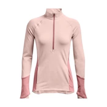Under Armour ColdGear half Zip Top Womens - Pink