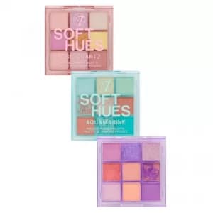 W7 Soft Hues Eye Shadow Trio Set