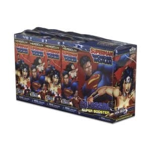 DC Hero Clix Superman Wonder Woman 9 Booster Bricks