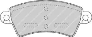Ferodo FDB1370 Brake Pad Set Front Axle Premier Car